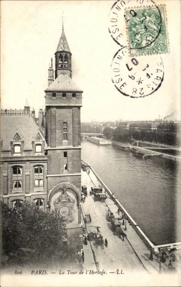 Parigi — La Torre dell'Orologio — LL. n°806 - Recto