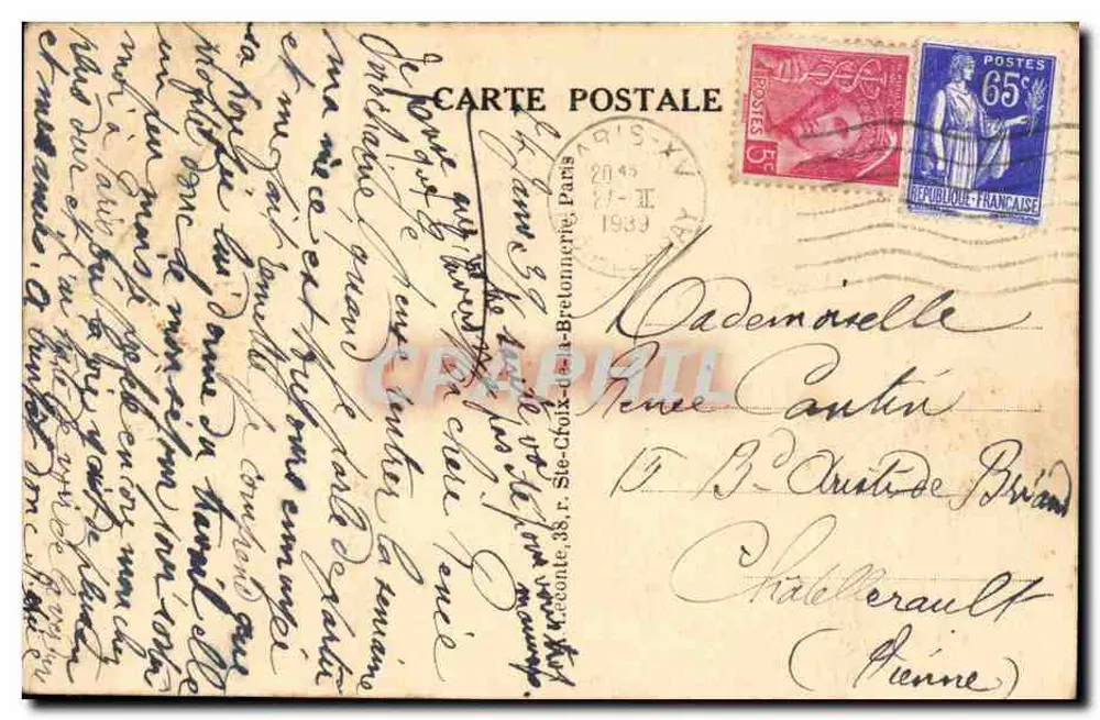 Paris — Porta Saint-Denis — Saint-Denis Gatc — 42 - Verso