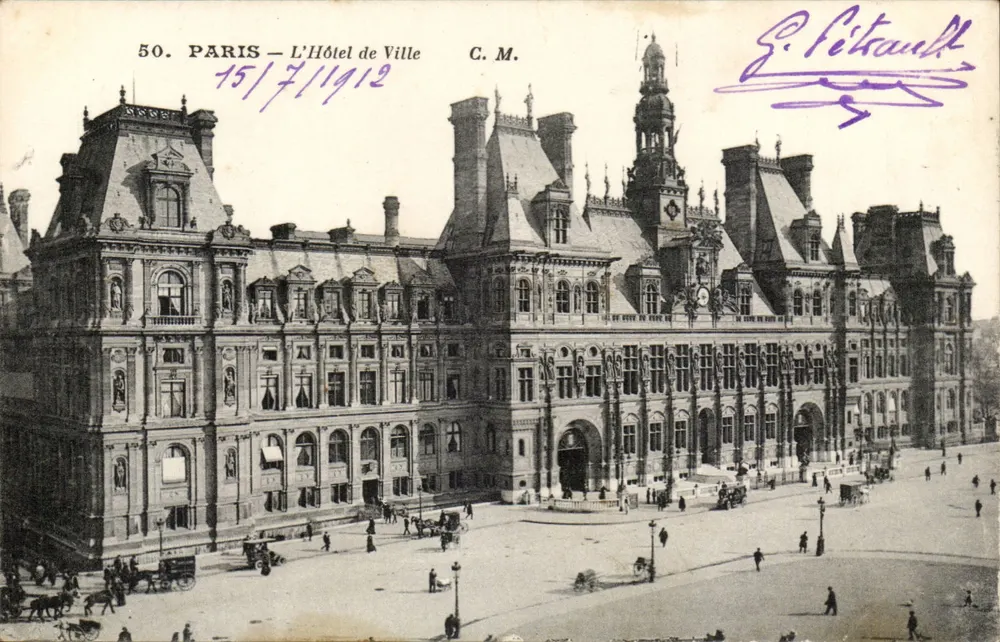 Paris — O Hotel de Ville — C. M. n°50 - Frente