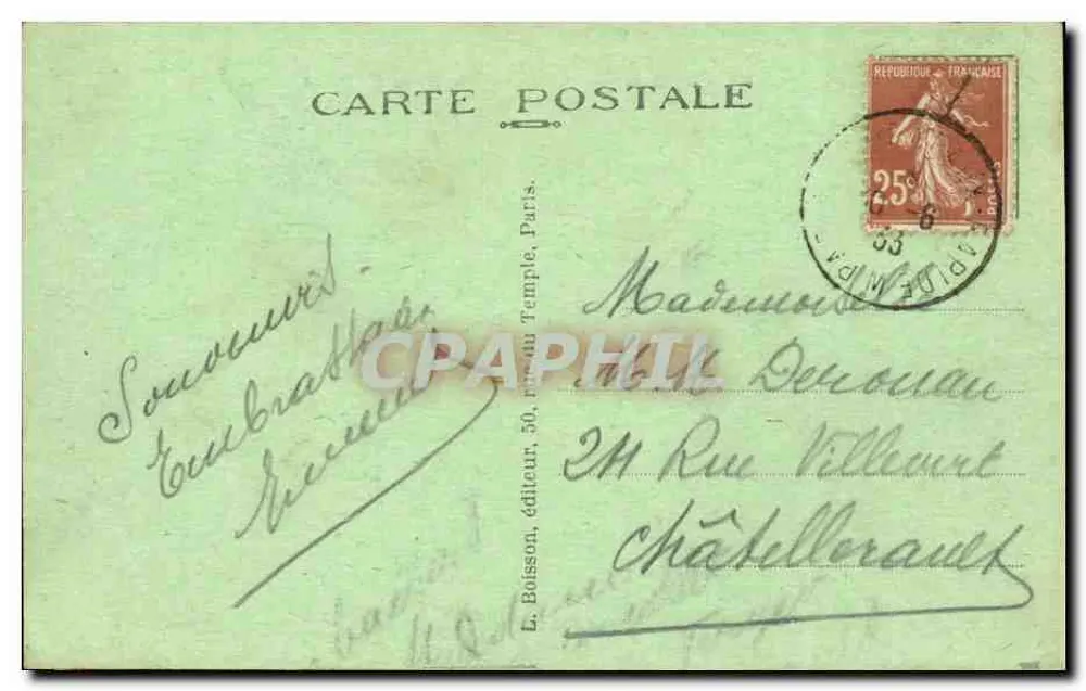 Paris — A Nova Estação de Leste — J. H. — n°83 - Verso