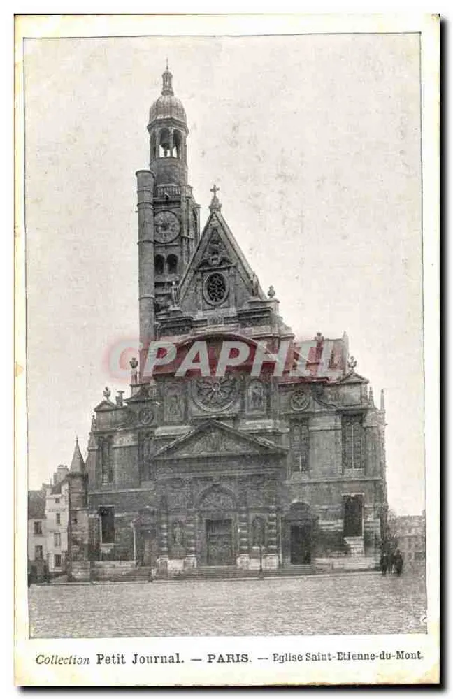 Kirche Saint-Etienne-du-Mont — Paris — Collection Petit Journal - Vorderseite