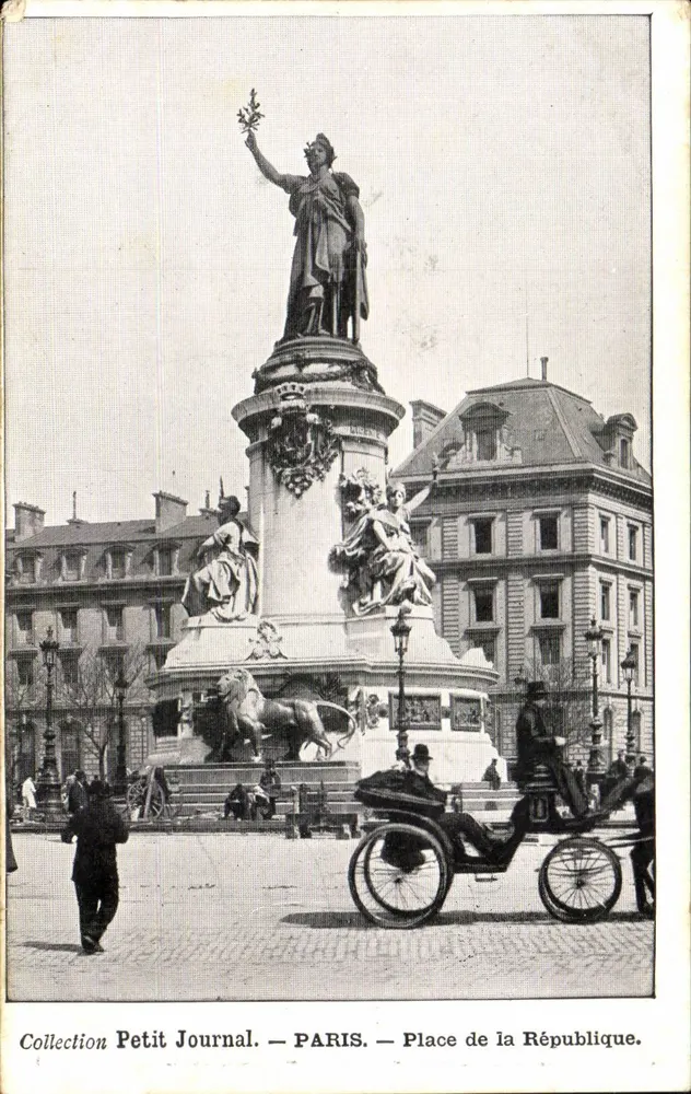 Platz der Republik — Paris — Sammlung Petit Journal - Vorderseite