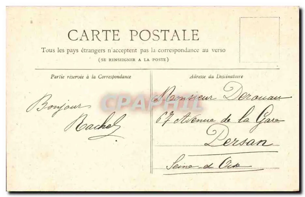 O Leão de Belfort — Paris — Coleção Petit Journal - Verso