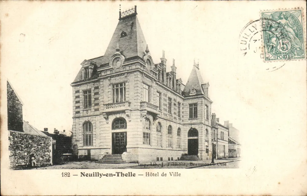 Neuilly-en-Thelle — Rathaus — Imp. Lib. Frémont, Beaumont & Chise - Vorderseite