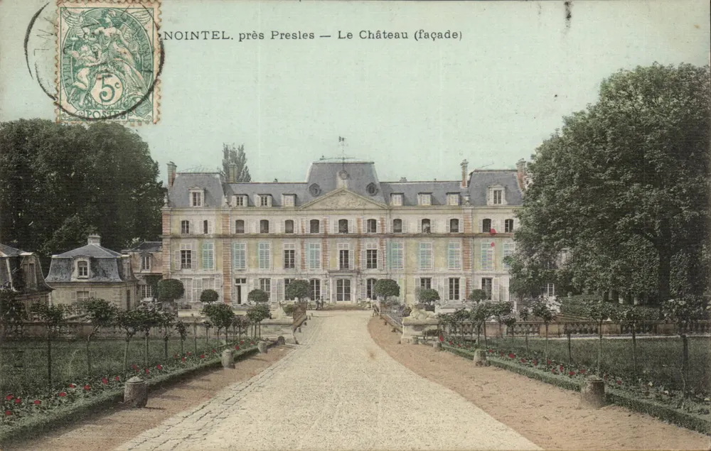 Nointel perto de Presles — O Castelo (fachada) - Frente