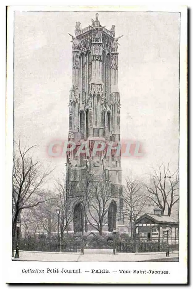 Torre Saint-Jacques — Paris — Coleção Petit Journal - Frente