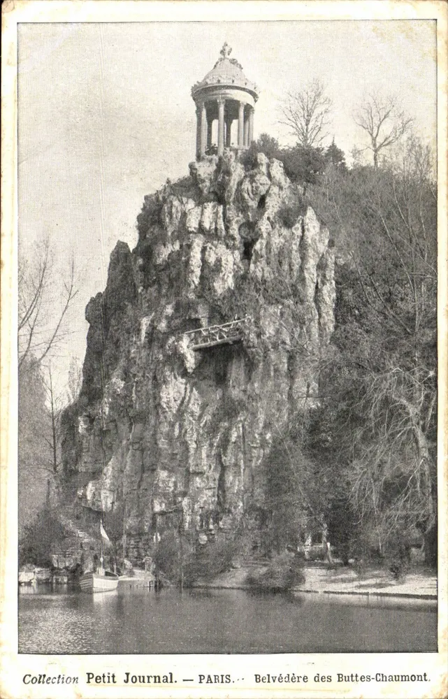 Belvedere der Buttes-Chaumont — Paris — Sammlung Petit Journal - Vorderseite