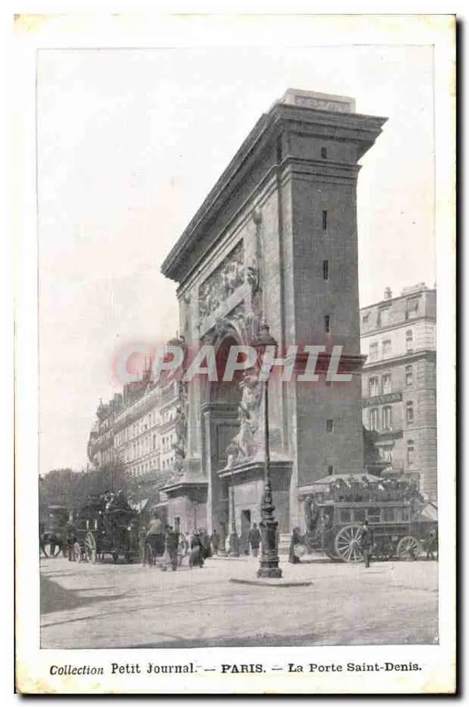 Paris — La Porte Saint-Denis — Sammlung Petit Journal - Vorderseite