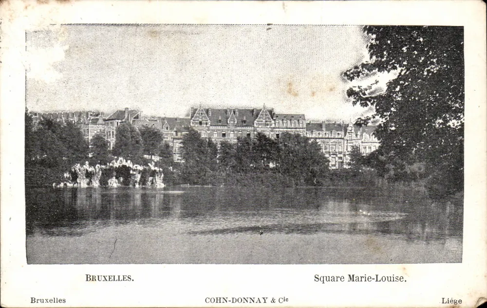 Brüssel — Square Marie-Louise — Cohn-Donnay & Cie, Liège - Vorderseite