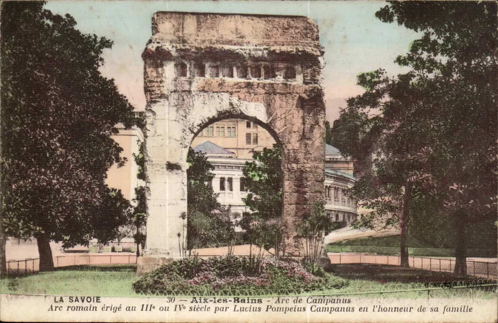 Aix-les-Bains — Arco de Campanus — editor desconhecido, n° 30 - Frente