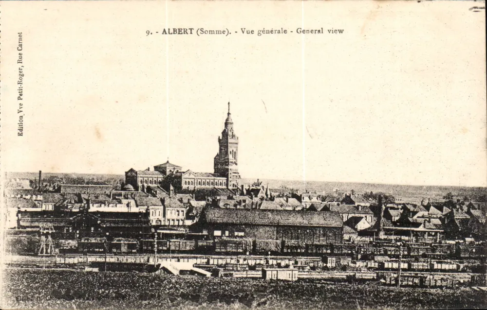 ALBERT (Somme) — Vista geral — Edição Rue Carnot - Frente