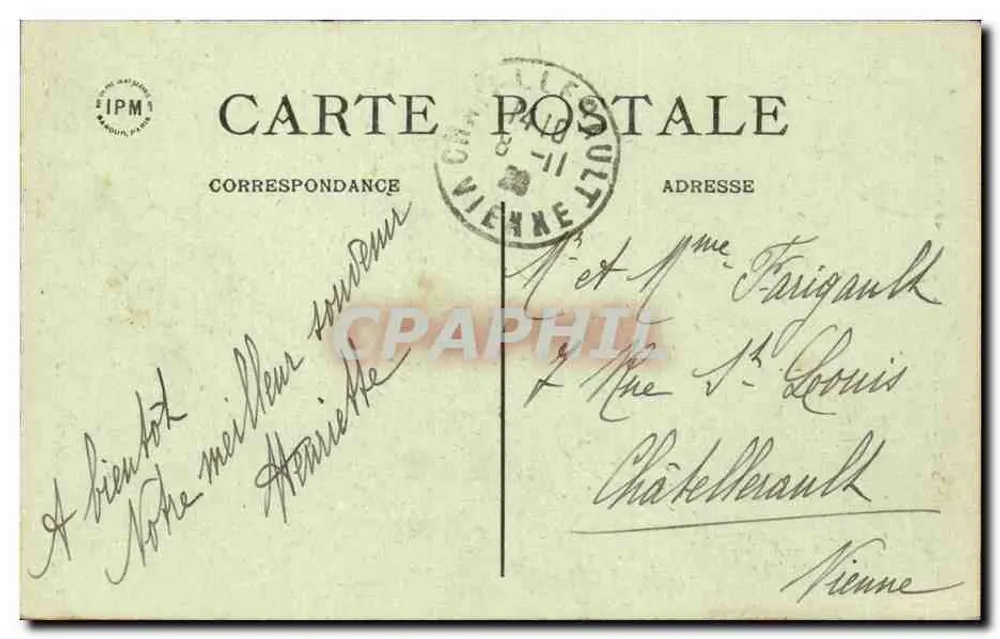 Amiens — A Igreja de São Noch — edição Duperre, n°35 - Verso