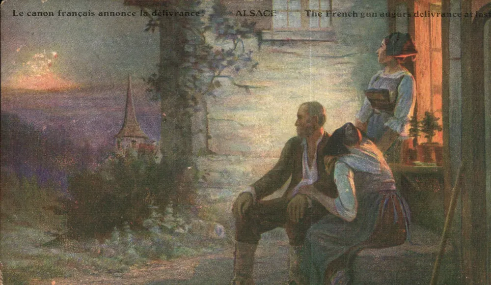 Elsass — Der französische Kanon verkündet die Befreiung! — Verlag nicht sichtbar - Vorderseite