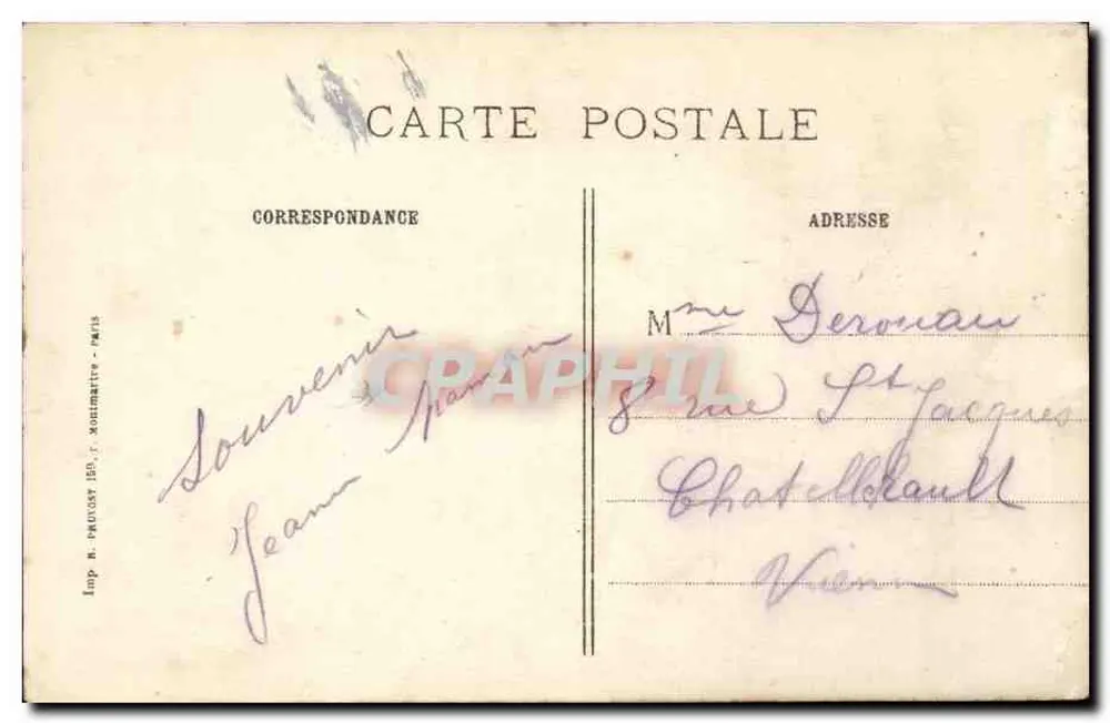 Ablain St-Nazaire (P.-de-C.) — Unexplodierter österreichischer Mörser Nr. 138 — R. P. Paris - Rückseite