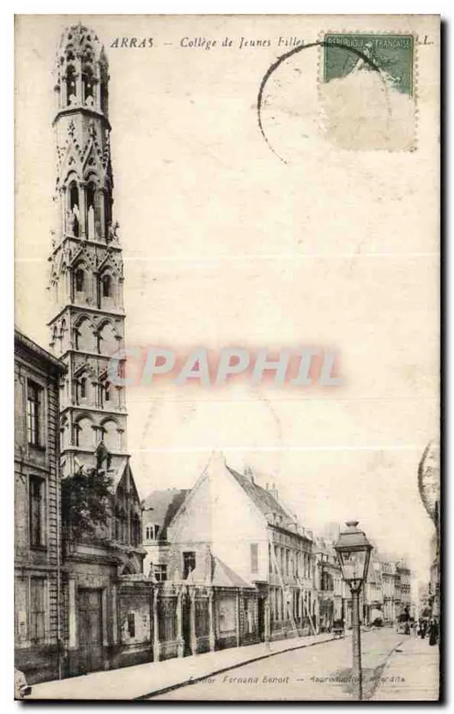 Arras — Colégio de Meninas — Colégio Fernand Bénoit — Ampliação Imprecisa - Frente