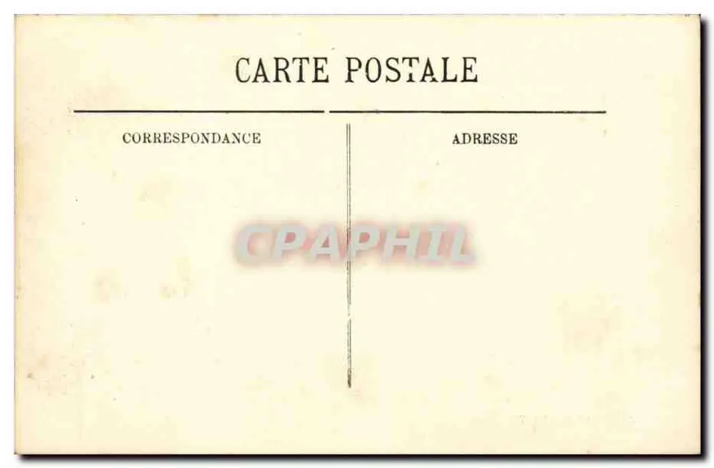 Argelès-Gazost — Ansicht der Straße mit Kirche und Ruinen — LL, n°11 - Rückseite