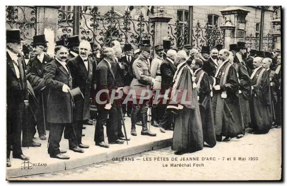 Orléans — Die Feste der Jeanne d'Arc — 7. und 8. Mai 1920 — Der Maréchal Foch - Vorderseite