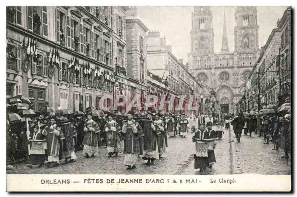 Orléans — Feste zu Ehren von Jeanne d'Arc 7. & 8. Mai — Der Klerus. - Vorderseite