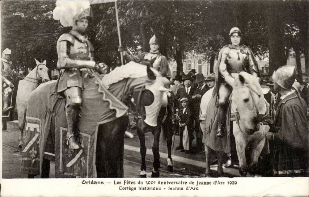 Orléans — 500. Jubiläum von Jeanne d'Arc 1929 — Historischer Umzug - Vorderseite