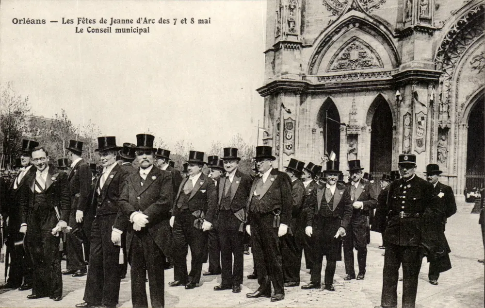 Orléans — Die Feierlichkeiten zu Ehren der Jungfrau von Orleans am 7. und 8. Mai — Der Stadtrat - Vorderseite