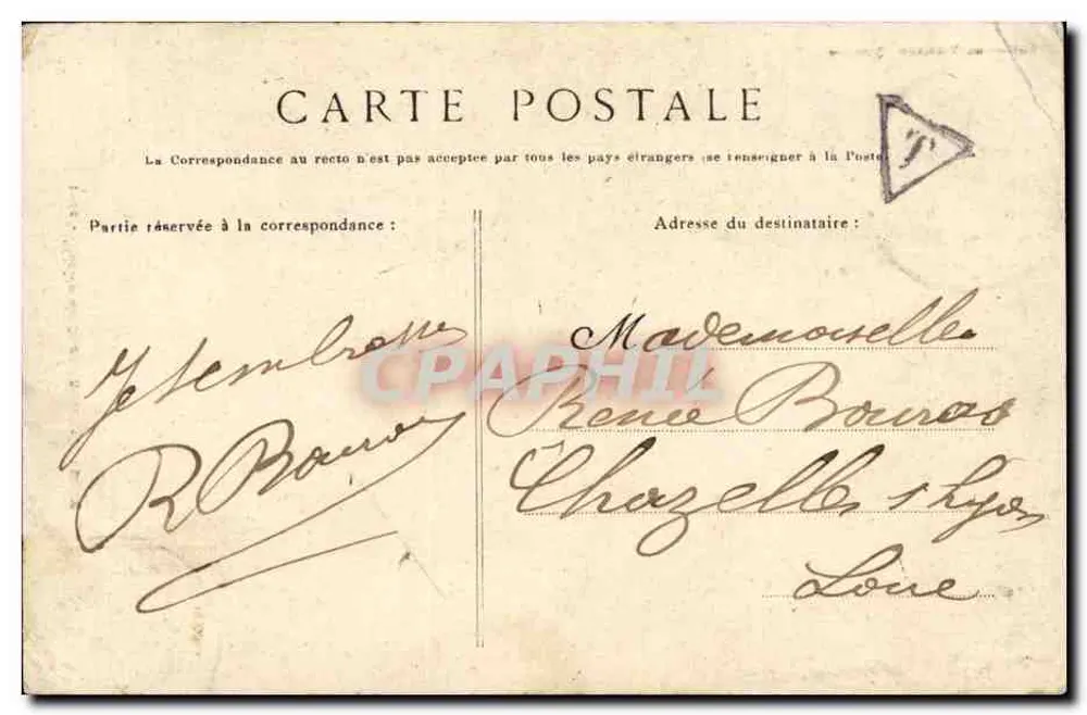 Mariés de Plougasnet-Daoulas — Collection Villard, Quimper — n° 1748 - Verso