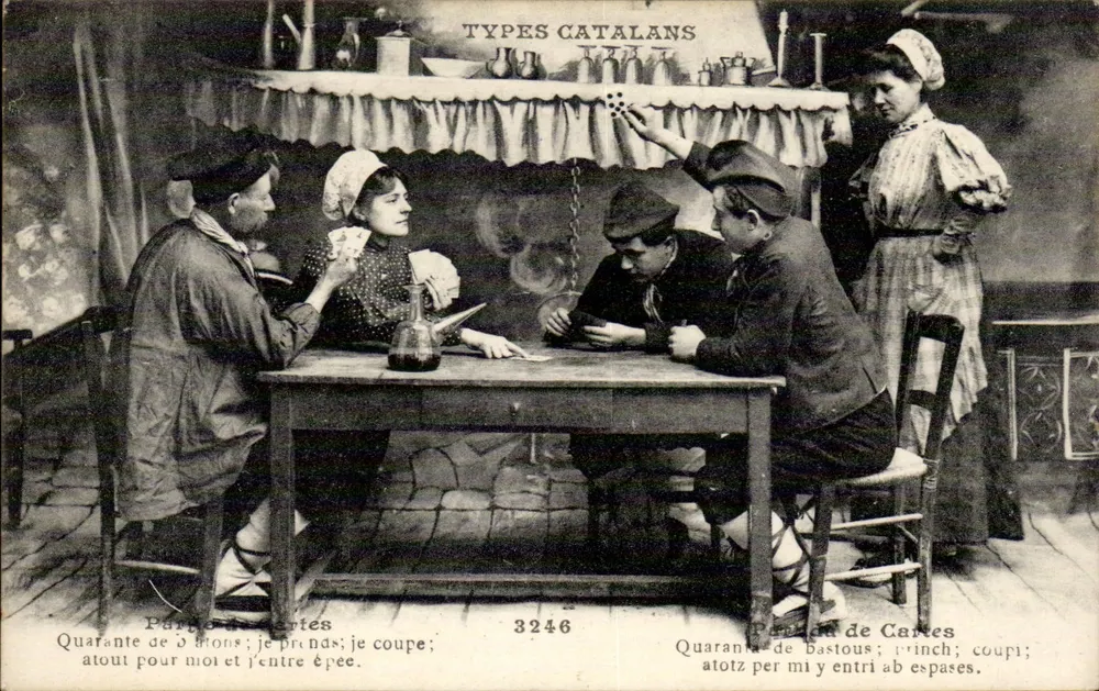 Catalan Types — Kartenspiele — Verlag Pardès & Cartes, Nr. 3246 - Vorderseite