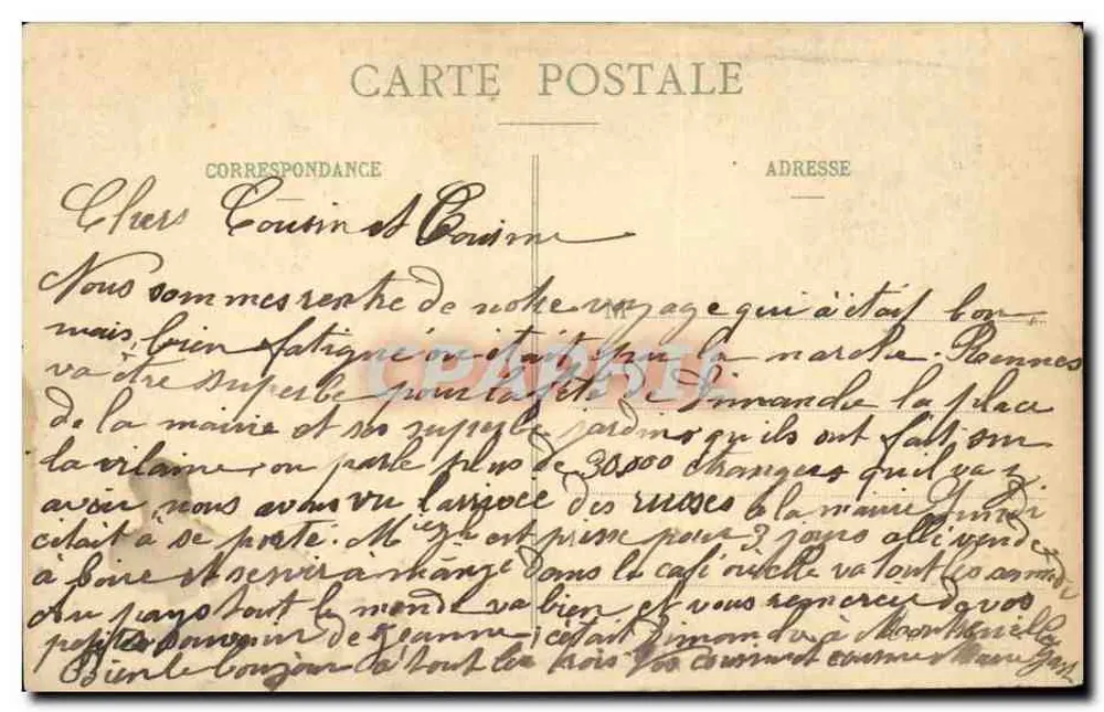 Mädchen im traditionellen Kleid — Gedicht von Botrel — Sammlung H. Laurent Port-Louis - Rückseite