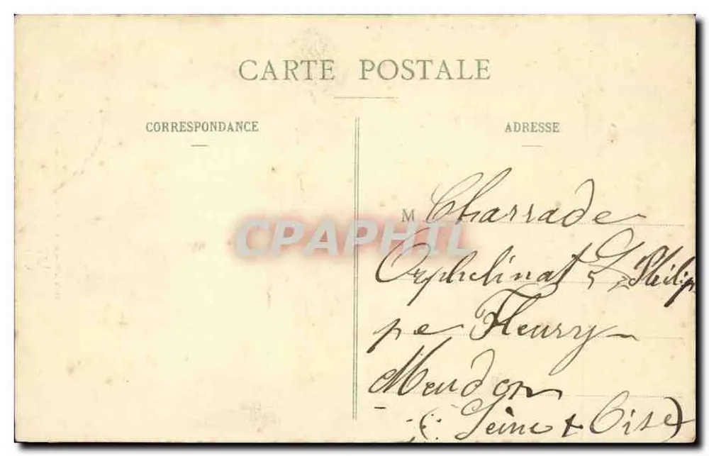 Três jovens moças — poema impresso — H. Laurent, Port-Louis, n° 2163 - Verso