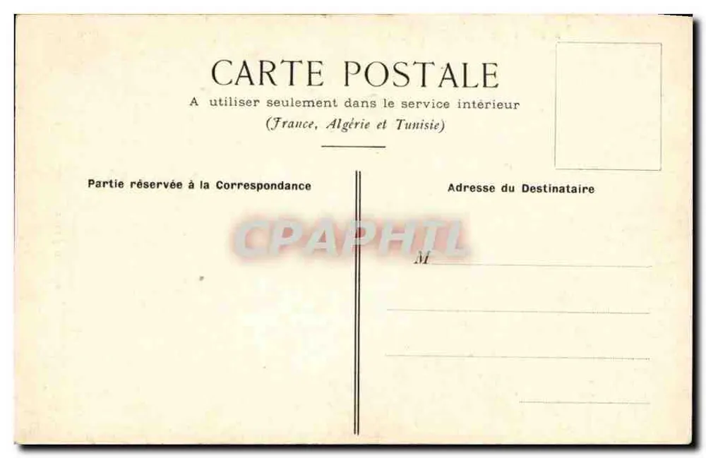 Trajes do Finistère — Quinperle — Coleção G. I. D. de Nantes, n° 282 - Verso