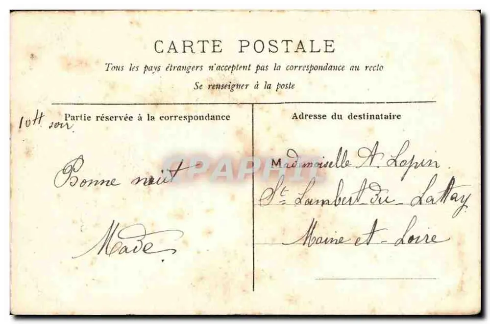Tanz in der Bretagne — Der Vierhändige Tanz — A.G. 21 - Rückseite