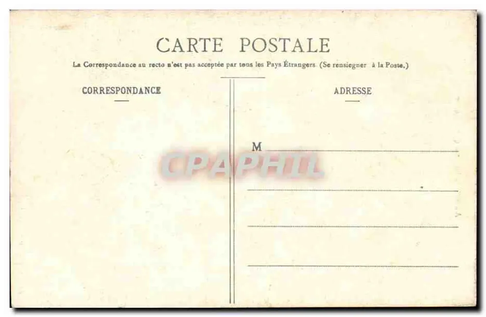 Kleine Mädchen in einem Karohemd — mit Rosenstrauß — Sammlung H. Laurent, Port-Louis, n° 346 - Rückseite