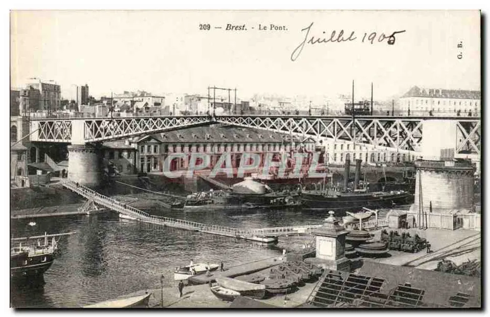 Brest — O Ponte — G. B. n° 209 - Frente