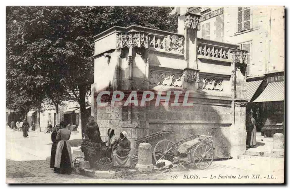 Blois — Fontaine Louis XII — LL. n°136 - Vorderseite