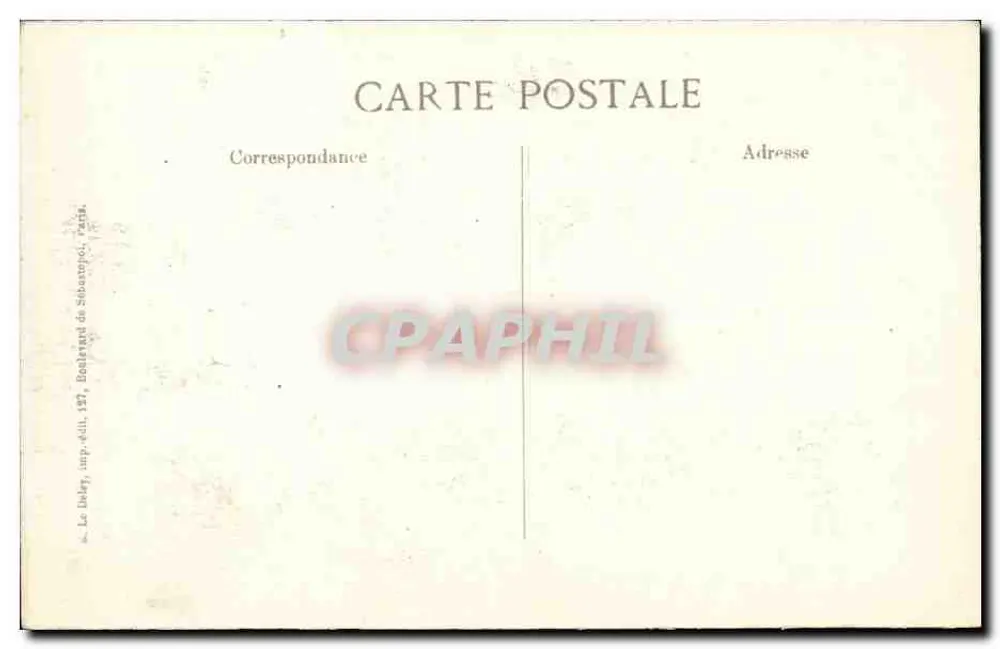 Explosion von Saint-Denis — Ein zerrissenes Straßenbahn — Visé, Paris - Rückseite