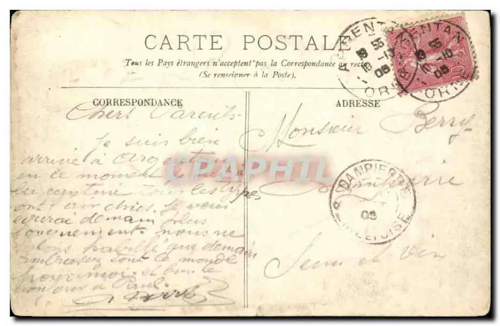 अर्जेंटन — मोलिटोर कैसर्न — एफ. रूसेल एडिट. — 1904 - पीछे