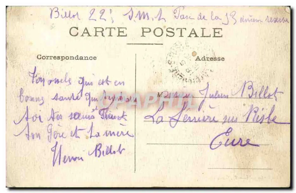 Compiègne (Oise) — Die neuen Kasernen — Am Waschhaus — Cheché Photo, Compiègne - Rückseite