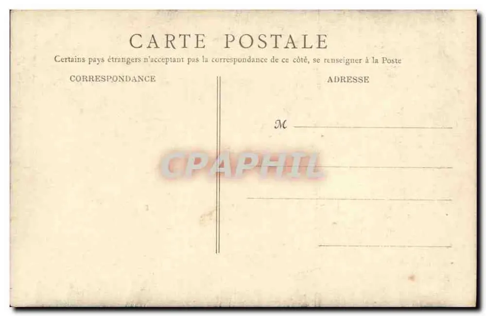 Angers — Antiga Escola Superior — F. Dupiér, Editora, Angers - Verso