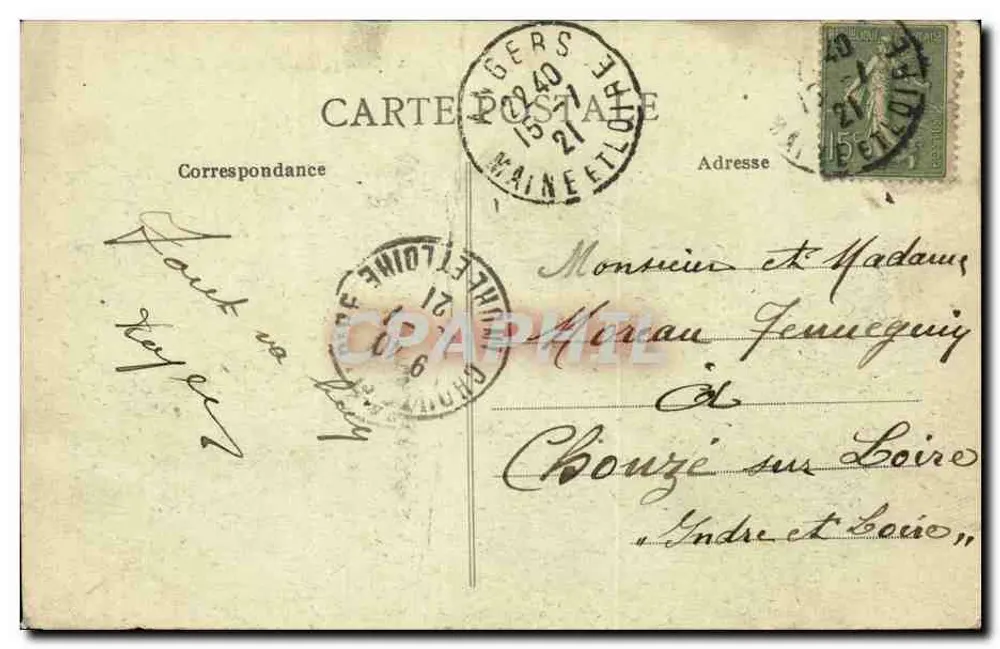 Caserne du 32e d'Artillerie — Les Écuries und le Pansage des chevaux — L. V. phot. - Rückseite