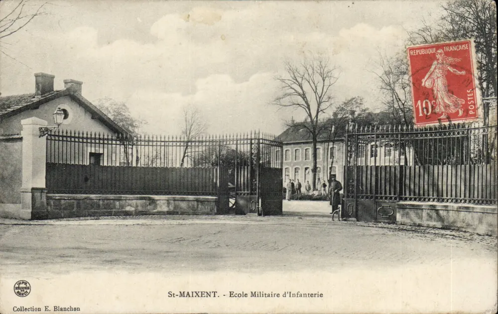 St-Maixent - Militaire Infanterie School — Collectie E. Blanchon - Voorkant
