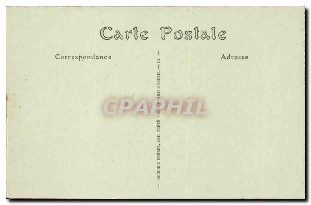 Coucy-le-Château — La Porte de Soissons (1916) — JND Phot. - Verso