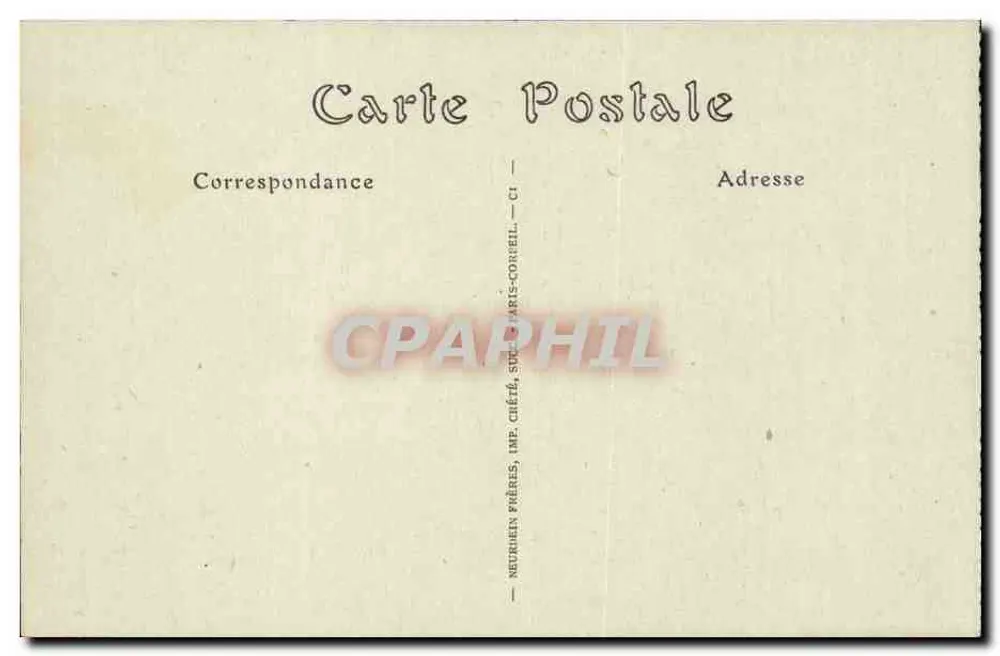 Coucy-le-Château — Die Pforte von Chauny (Anfang 1915) — JND Foto. - Rückseite