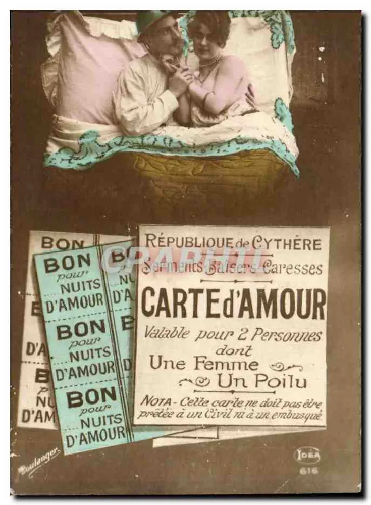 Nächte der Liebe — Republik Cythera — Verlag Moulanger, Nr. 616 - Vorderseite