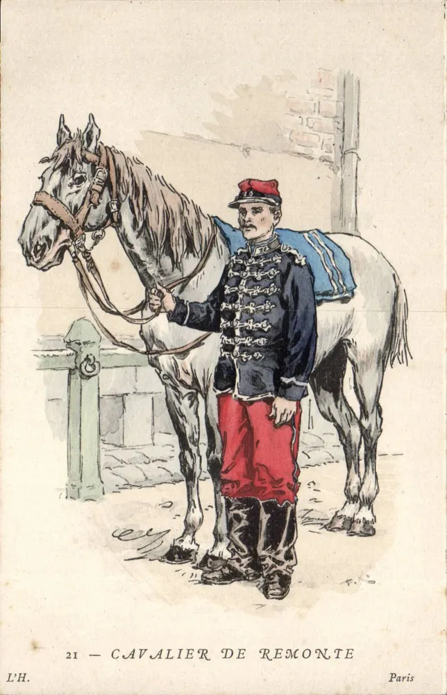 Remount rider — Paris — L'H. n°21 - Vorderseite