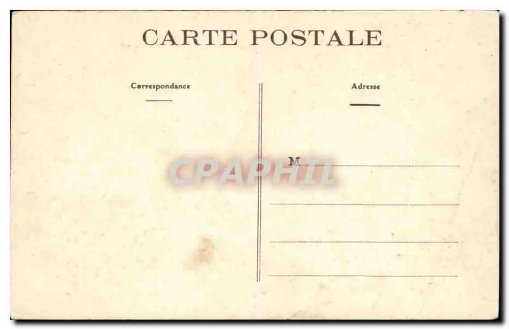 In der Bretagne — Großer Bruder und kleine Schwester — Phototypie Vassellier, Nr. 104 - Rückseite