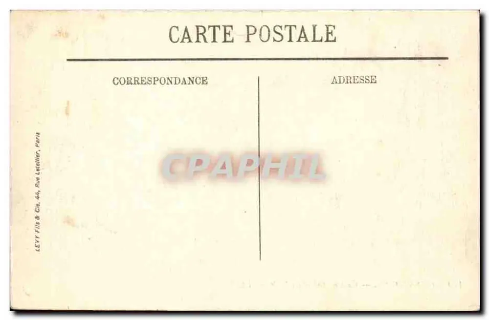 Cherbourg — Caserne Brière de l'Isle — LL. — N° 149 - Verso