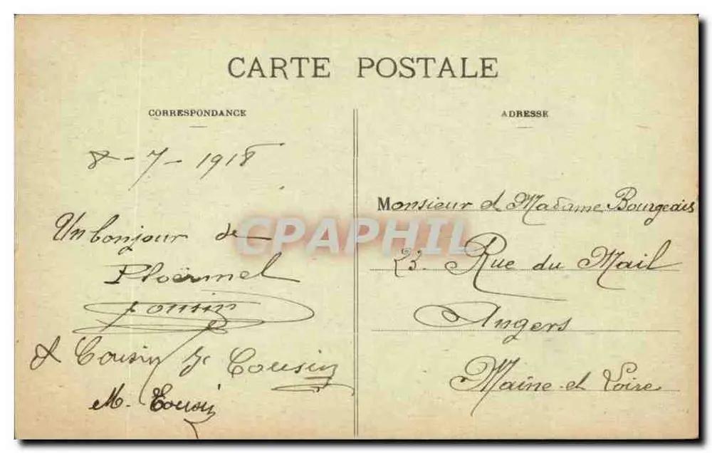 Coutumes Bretonnes — J. Sorel, editor, Rennes - Verso
