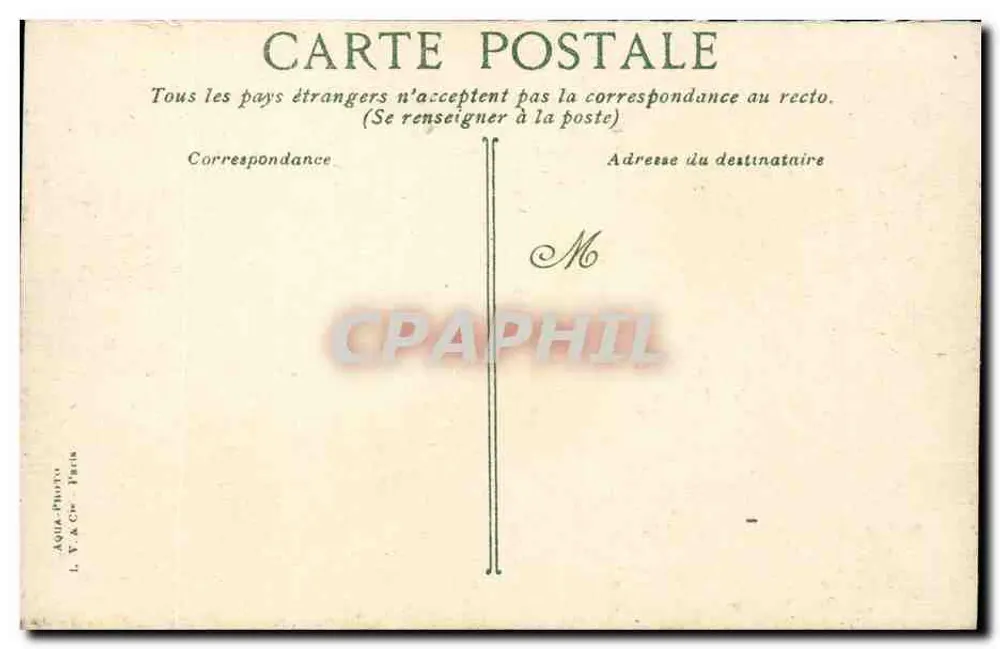 Trouville — Die Strandpromenade und das Casino — Aqua-Photo, Paris, Nr. 1600 - Rückseite