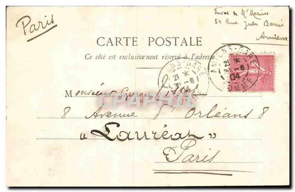 Amiens - Kathedrale - Das weinende Kind - Meisterwerk von Blasset - Rückseite