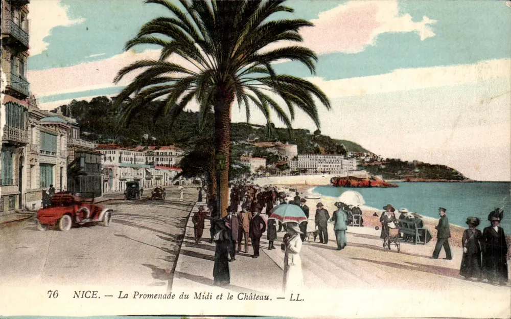 NICE — A Promenade do Midi e o Castelo — LL. - Frente