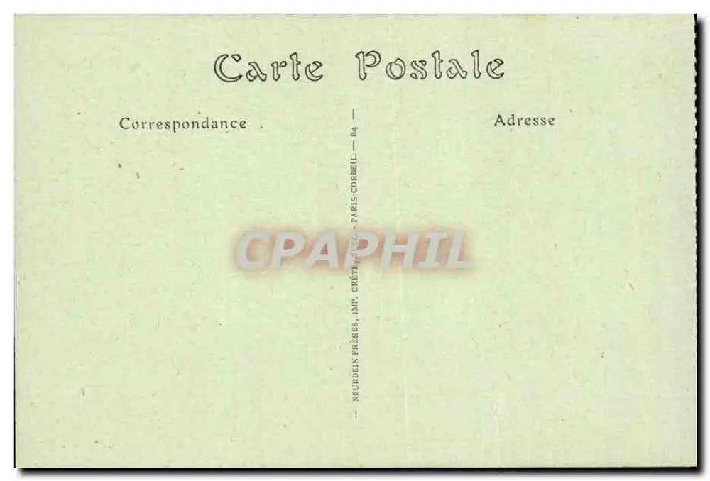 Coucy-le-Château — O Hôtel de Ville — Impr. Neurdein Frères, Paris - Verso